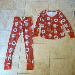 Fall Pumkin Spice Pajamas